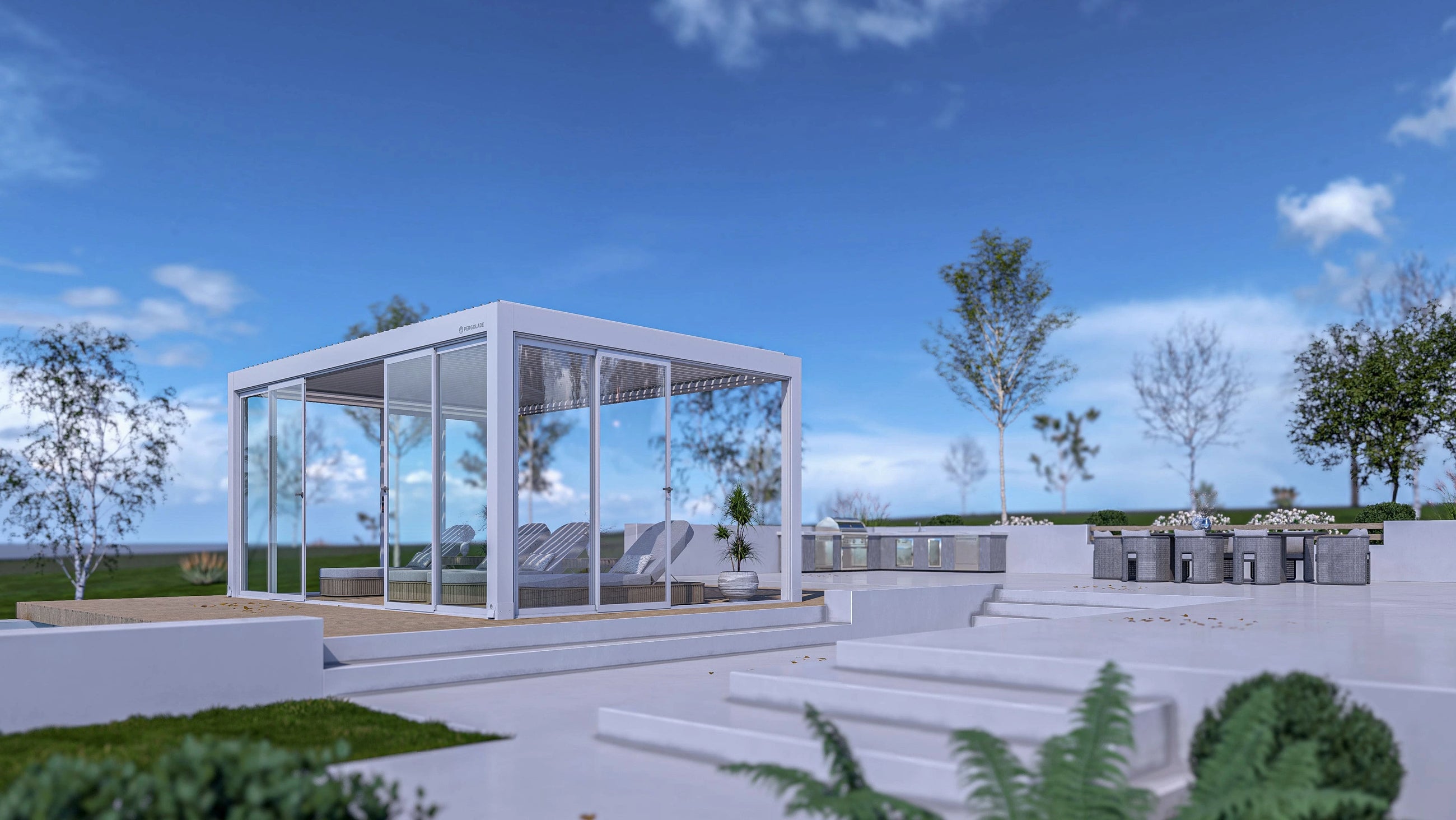 Top Tips for Installing Sliding Glass Doors with Louvered Pergolas